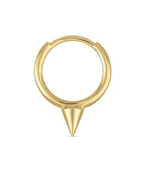 MARIA TASH SINGLE SHORT SPIKE HOOP EARRING